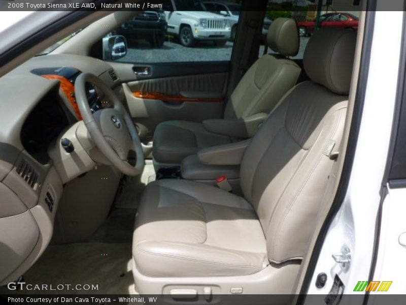 Natural White / Fawn 2008 Toyota Sienna XLE AWD