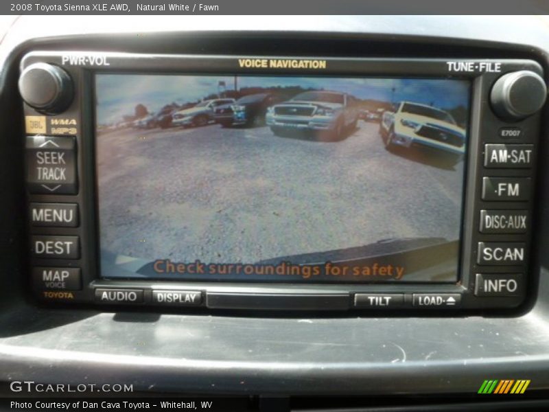 Natural White / Fawn 2008 Toyota Sienna XLE AWD