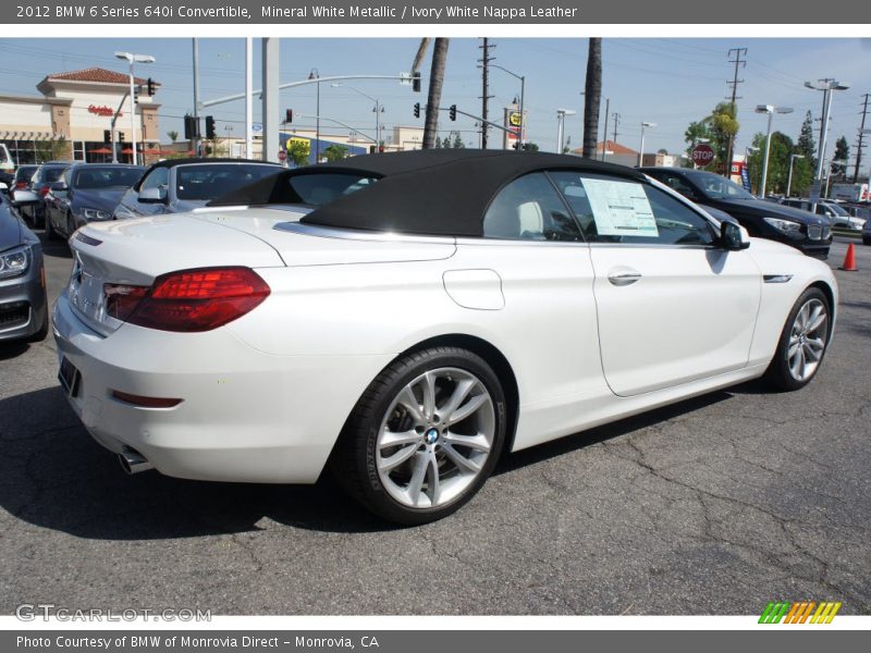  2012 6 Series 640i Convertible Mineral White Metallic