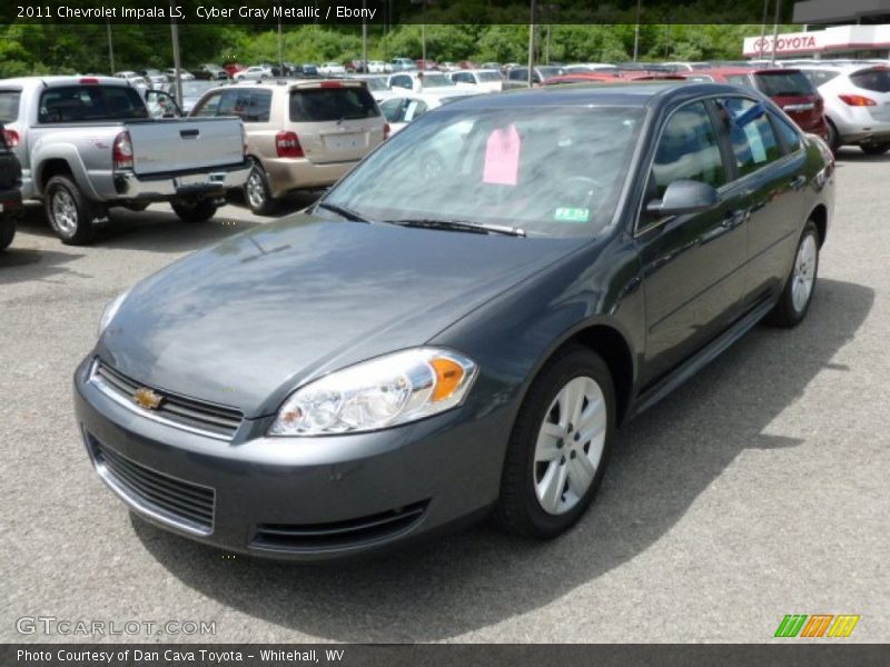 Cyber Gray Metallic / Ebony 2011 Chevrolet Impala LS
