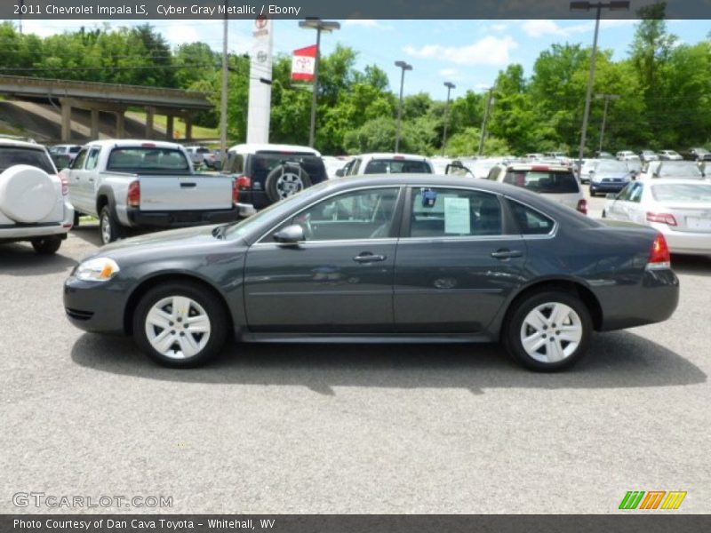 Cyber Gray Metallic / Ebony 2011 Chevrolet Impala LS