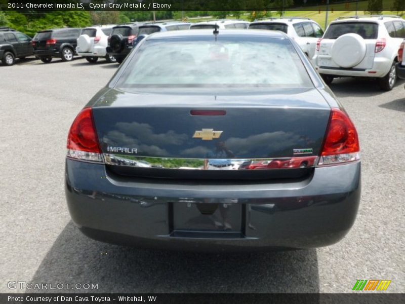 Cyber Gray Metallic / Ebony 2011 Chevrolet Impala LS