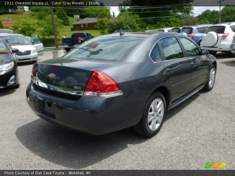 Cyber Gray Metallic / Ebony 2011 Chevrolet Impala LS