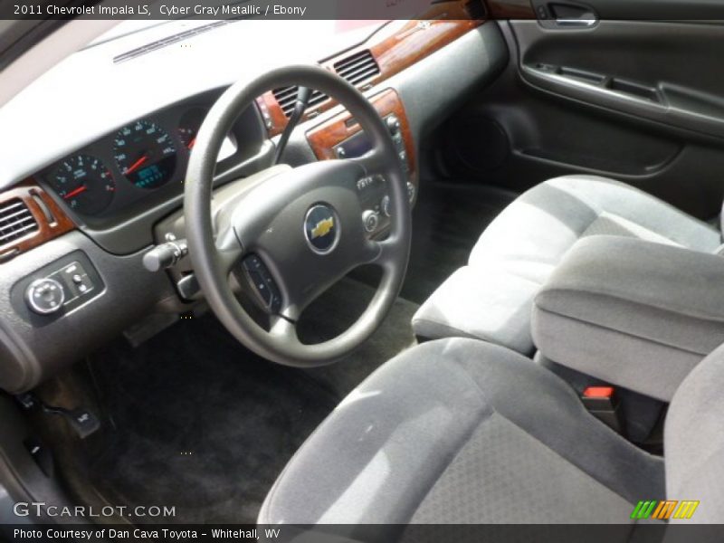 Cyber Gray Metallic / Ebony 2011 Chevrolet Impala LS