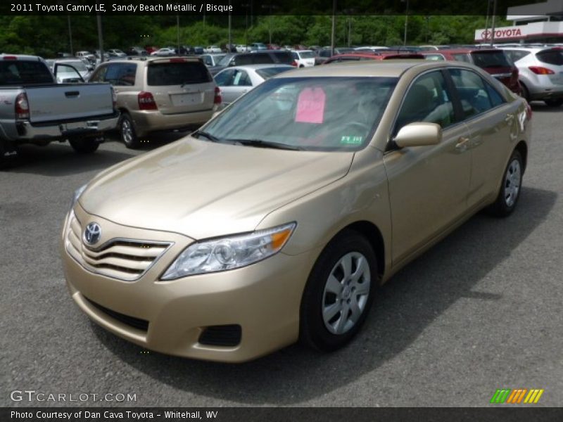 Sandy Beach Metallic / Bisque 2011 Toyota Camry LE