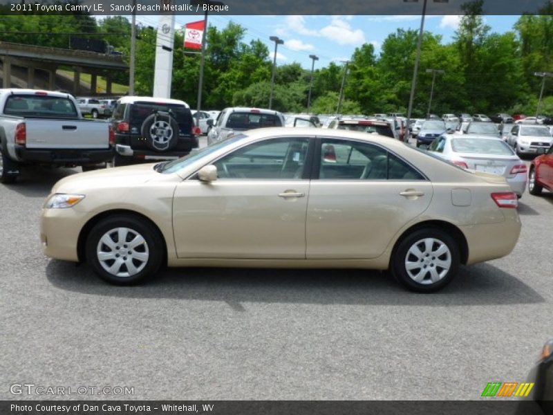 Sandy Beach Metallic / Bisque 2011 Toyota Camry LE