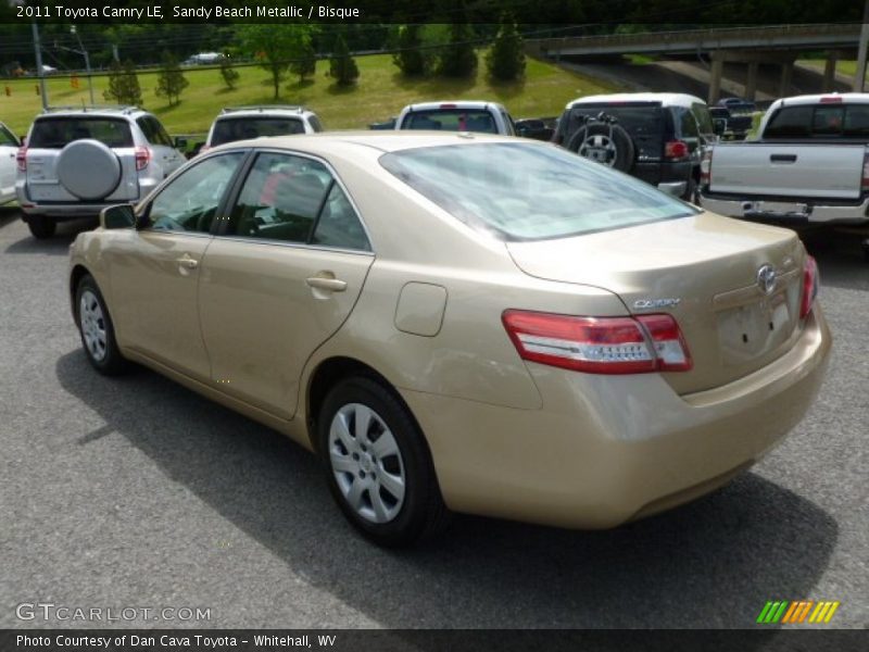Sandy Beach Metallic / Bisque 2011 Toyota Camry LE