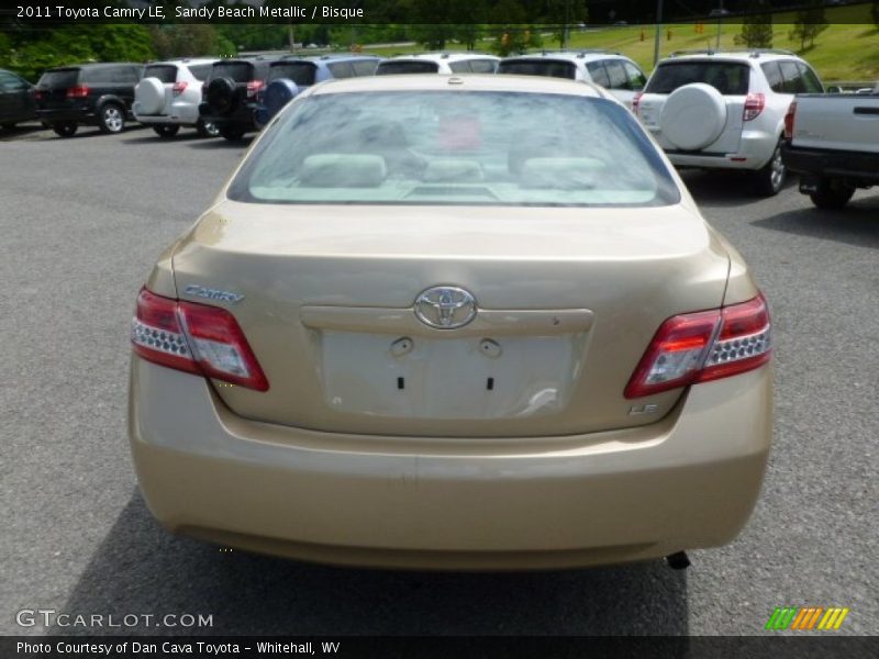 Sandy Beach Metallic / Bisque 2011 Toyota Camry LE