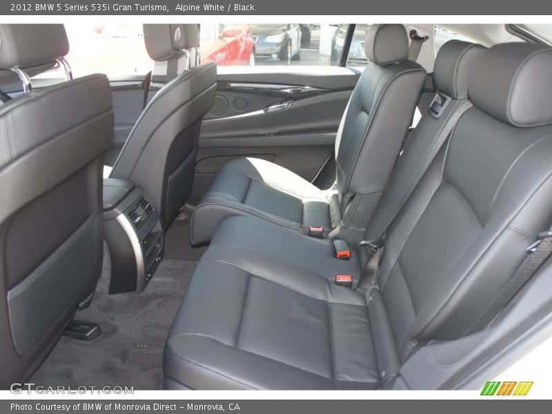 Alpine White / Black 2012 BMW 5 Series 535i Gran Turismo