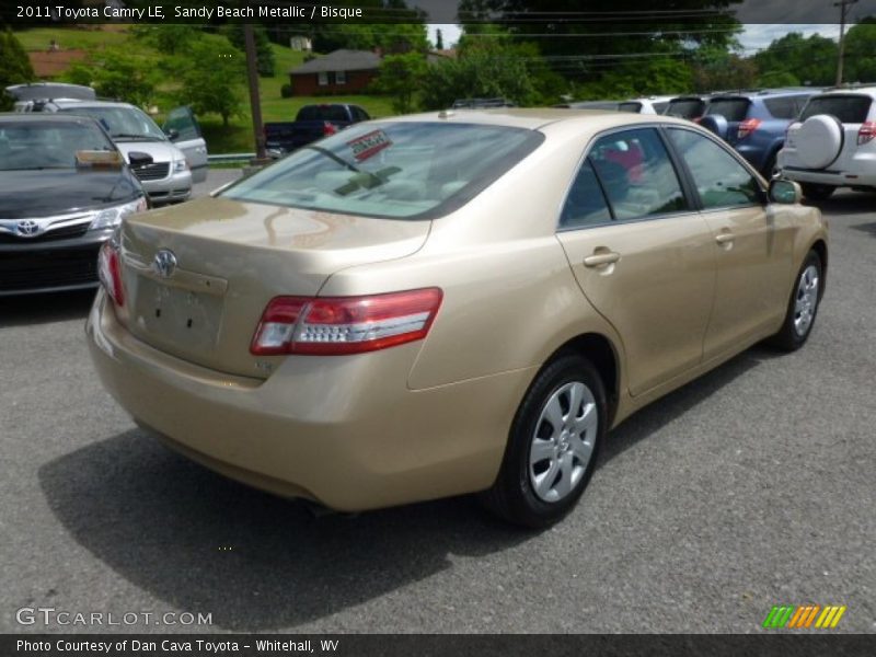 Sandy Beach Metallic / Bisque 2011 Toyota Camry LE
