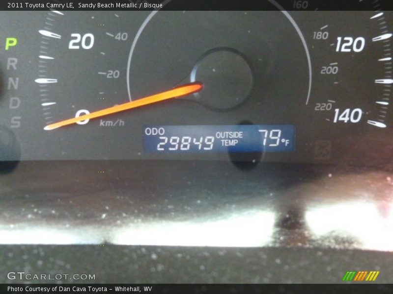 Sandy Beach Metallic / Bisque 2011 Toyota Camry LE