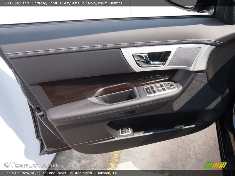 Stratus Grey Metallic / Ivory/Warm Charcoal 2012 Jaguar XF Portfolio