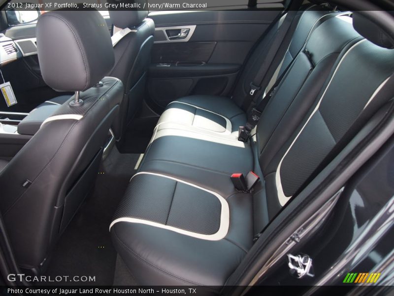 Stratus Grey Metallic / Ivory/Warm Charcoal 2012 Jaguar XF Portfolio