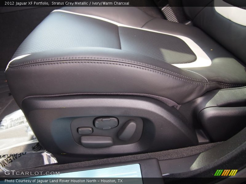 Stratus Grey Metallic / Ivory/Warm Charcoal 2012 Jaguar XF Portfolio