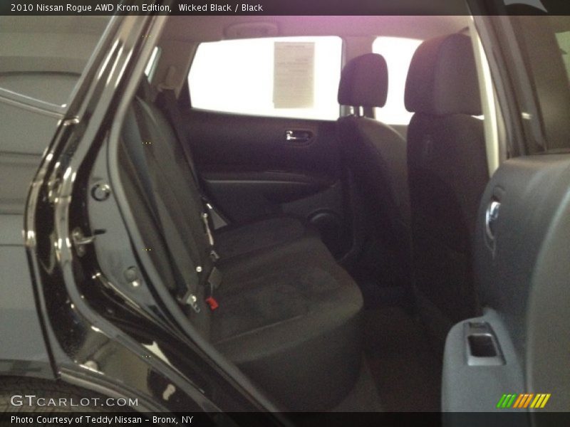 Wicked Black / Black 2010 Nissan Rogue AWD Krom Edition