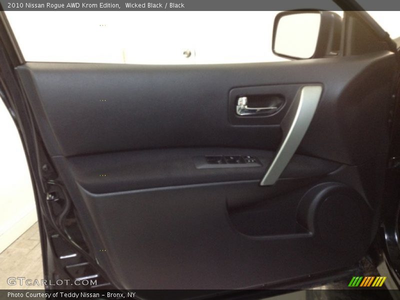 Wicked Black / Black 2010 Nissan Rogue AWD Krom Edition
