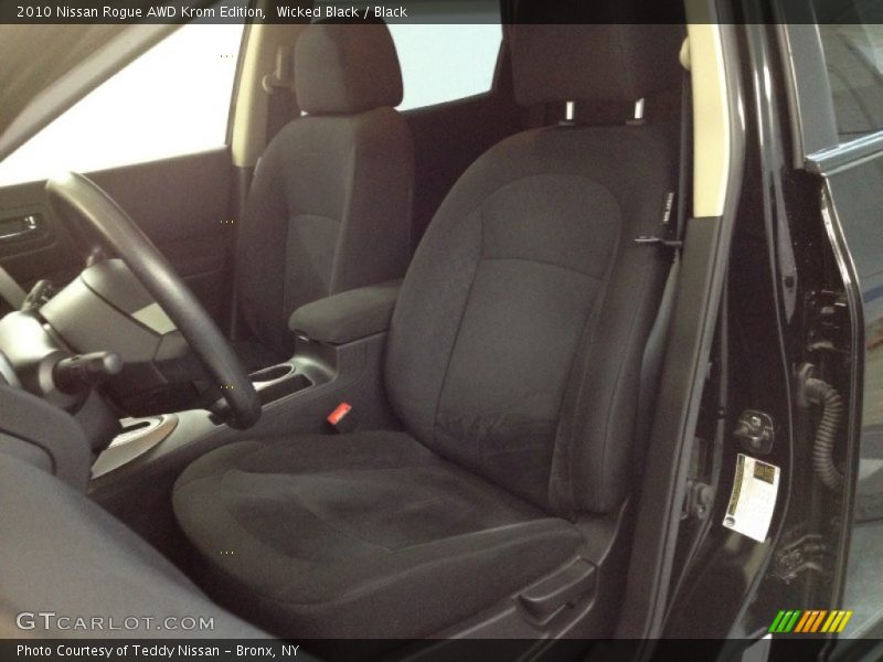 Wicked Black / Black 2010 Nissan Rogue AWD Krom Edition