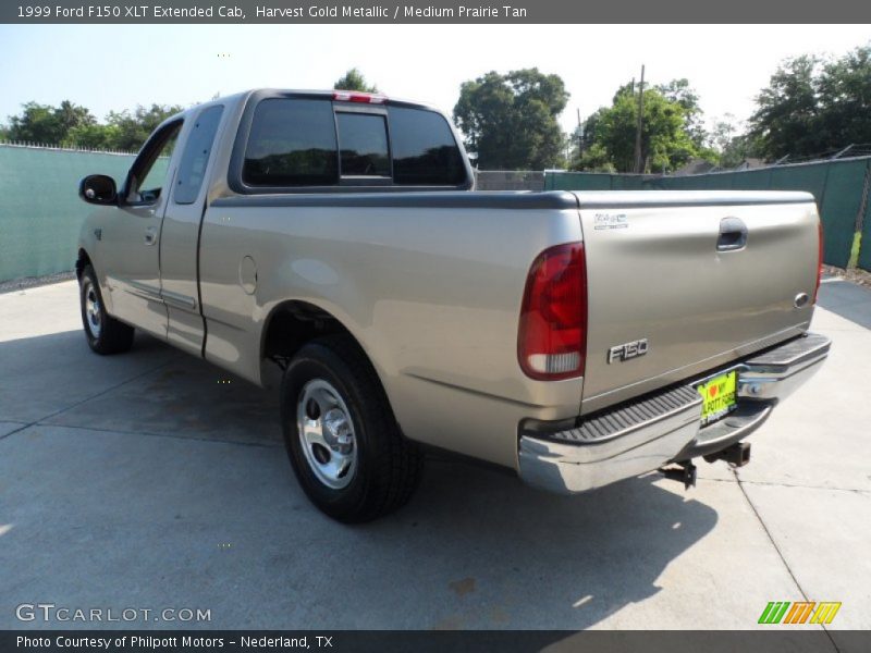 Harvest Gold Metallic / Medium Prairie Tan 1999 Ford F150 XLT Extended Cab