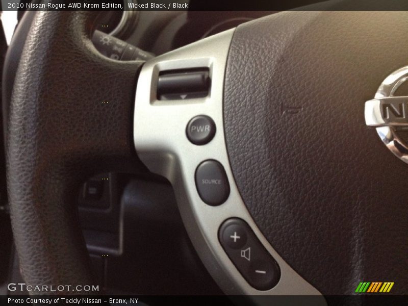 Wicked Black / Black 2010 Nissan Rogue AWD Krom Edition