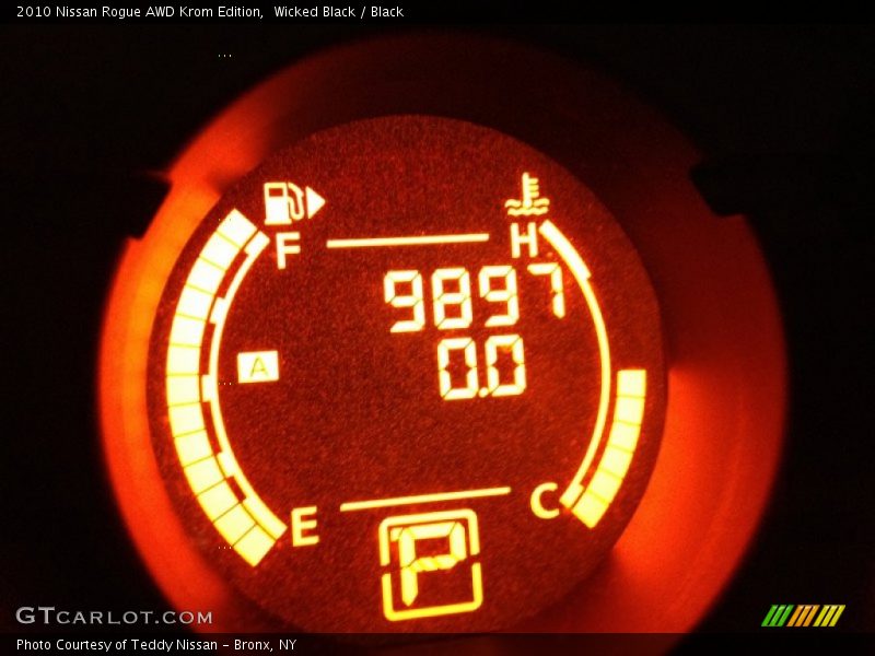 Wicked Black / Black 2010 Nissan Rogue AWD Krom Edition