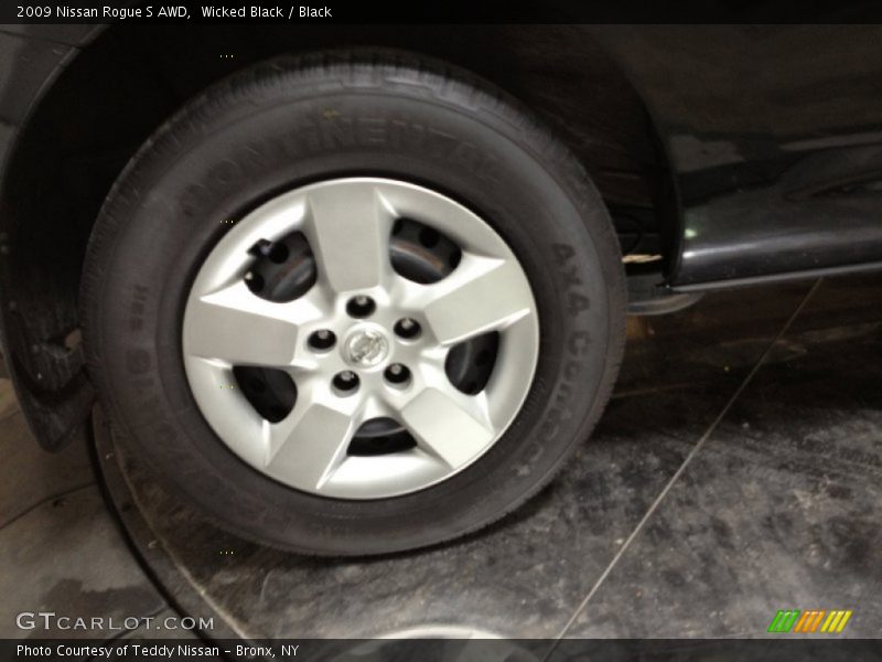 Wicked Black / Black 2009 Nissan Rogue S AWD