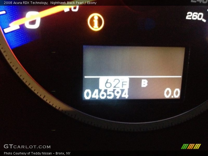 Nighthawk Black Pearl / Ebony 2008 Acura RDX Technology