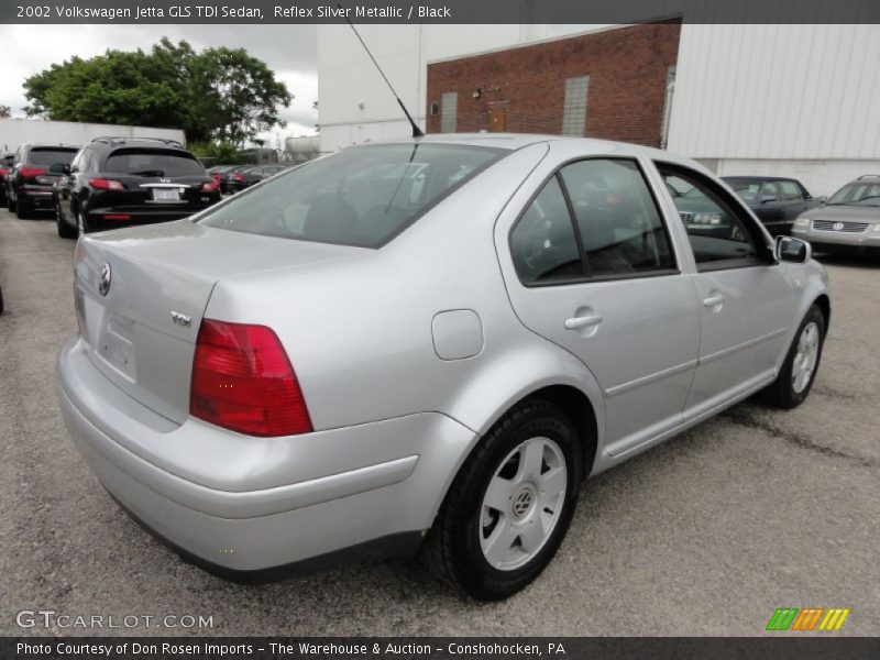 Reflex Silver Metallic / Black 2002 Volkswagen Jetta GLS TDI Sedan