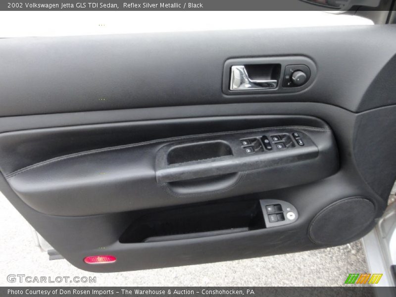 Reflex Silver Metallic / Black 2002 Volkswagen Jetta GLS TDI Sedan