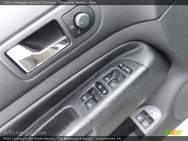 Reflex Silver Metallic / Black 2002 Volkswagen Jetta GLS TDI Sedan