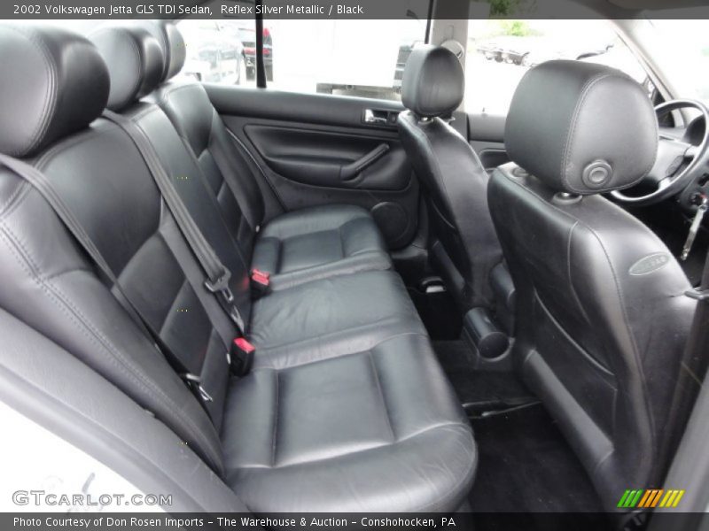 Reflex Silver Metallic / Black 2002 Volkswagen Jetta GLS TDI Sedan