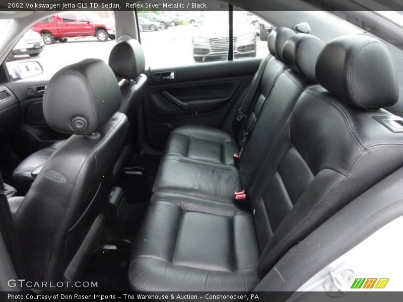 Reflex Silver Metallic / Black 2002 Volkswagen Jetta GLS TDI Sedan