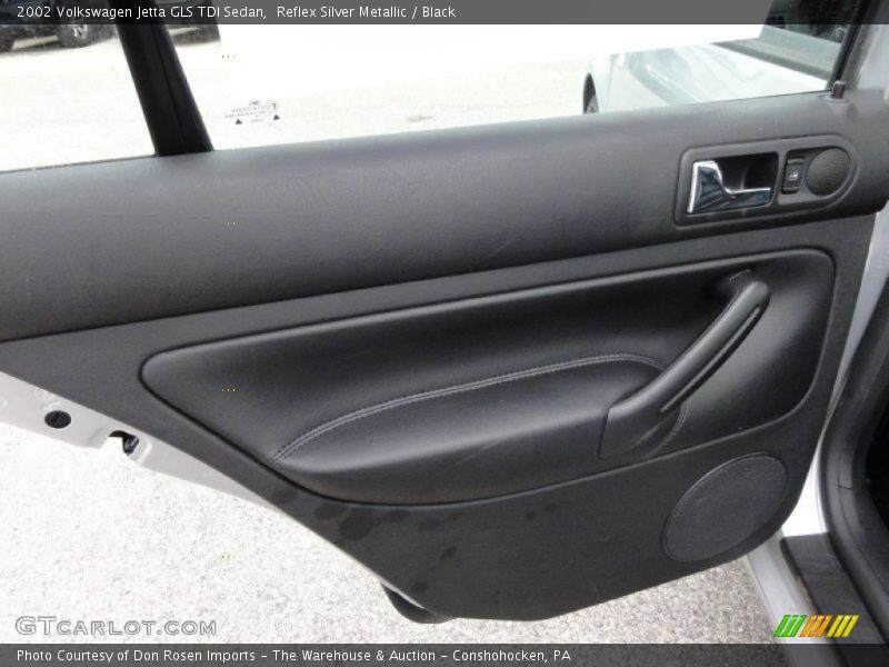 Reflex Silver Metallic / Black 2002 Volkswagen Jetta GLS TDI Sedan