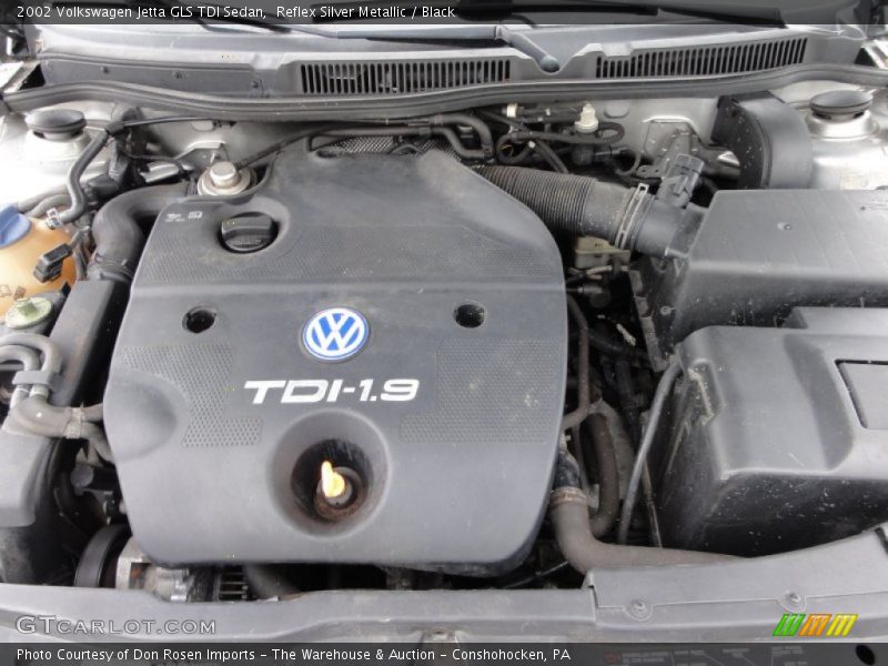 Reflex Silver Metallic / Black 2002 Volkswagen Jetta GLS TDI Sedan