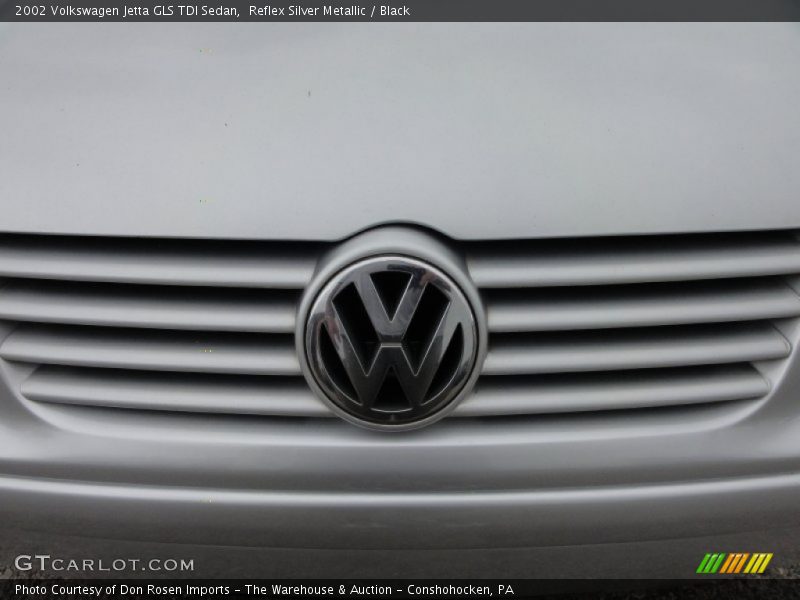 Reflex Silver Metallic / Black 2002 Volkswagen Jetta GLS TDI Sedan