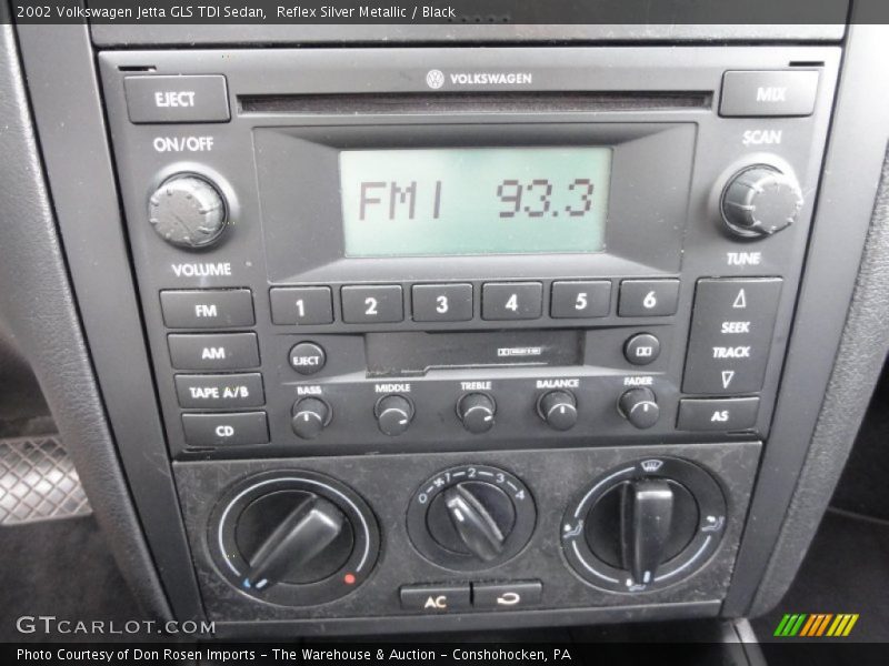 Reflex Silver Metallic / Black 2002 Volkswagen Jetta GLS TDI Sedan
