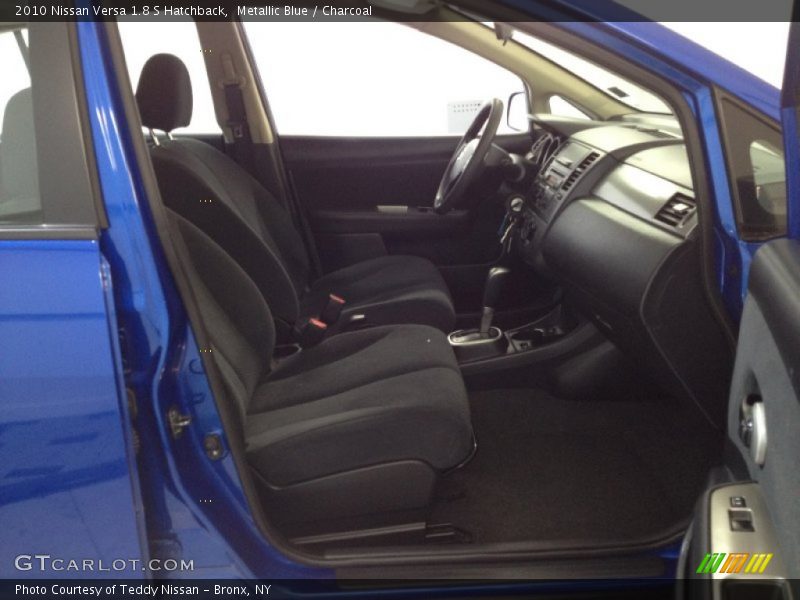 Metallic Blue / Charcoal 2010 Nissan Versa 1.8 S Hatchback