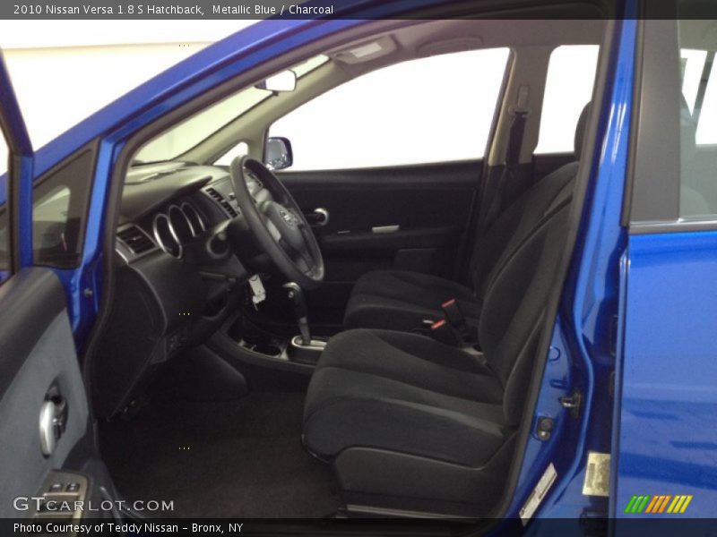 Metallic Blue / Charcoal 2010 Nissan Versa 1.8 S Hatchback