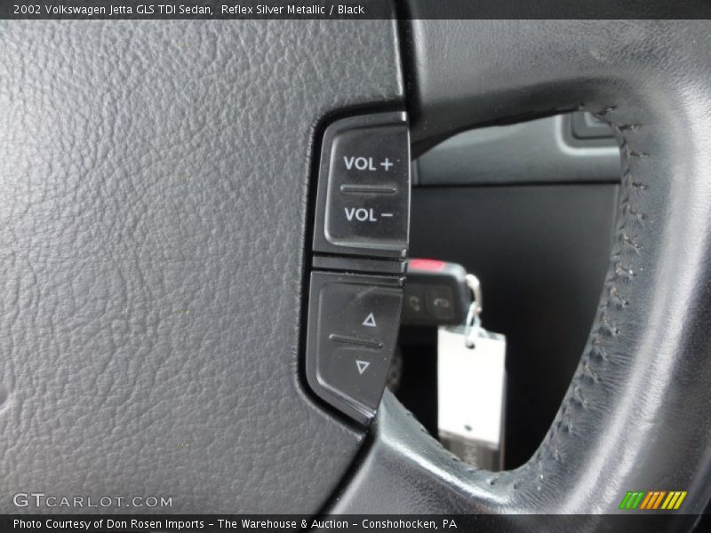Reflex Silver Metallic / Black 2002 Volkswagen Jetta GLS TDI Sedan