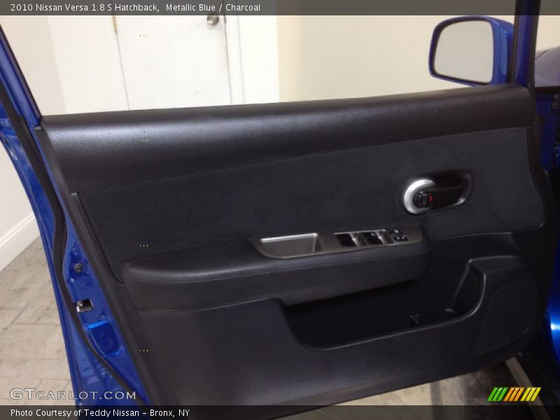 Metallic Blue / Charcoal 2010 Nissan Versa 1.8 S Hatchback