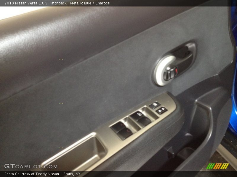 Metallic Blue / Charcoal 2010 Nissan Versa 1.8 S Hatchback