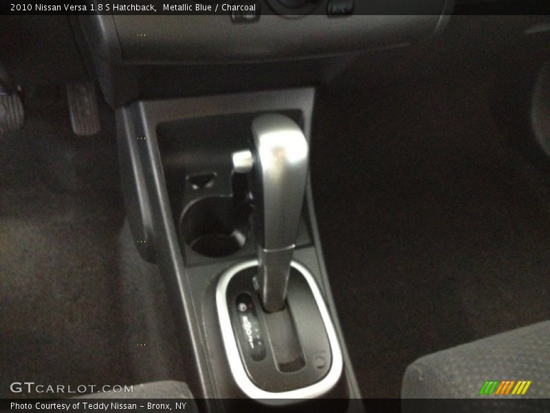 Metallic Blue / Charcoal 2010 Nissan Versa 1.8 S Hatchback
