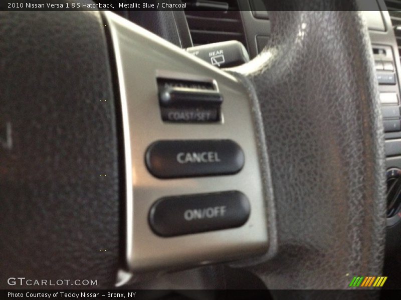 Metallic Blue / Charcoal 2010 Nissan Versa 1.8 S Hatchback
