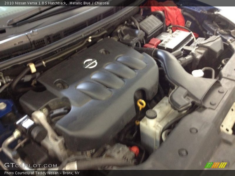 Metallic Blue / Charcoal 2010 Nissan Versa 1.8 S Hatchback