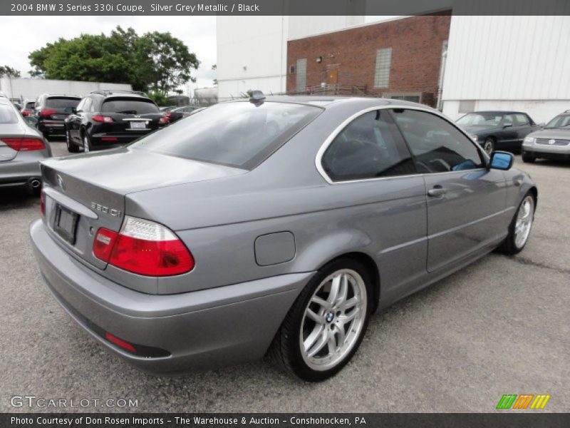 Silver Grey Metallic / Black 2004 BMW 3 Series 330i Coupe