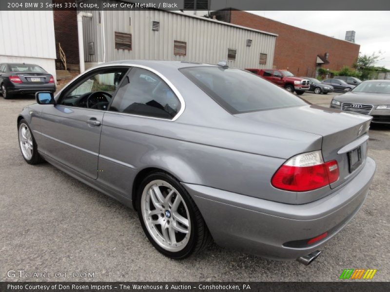 Silver Grey Metallic / Black 2004 BMW 3 Series 330i Coupe