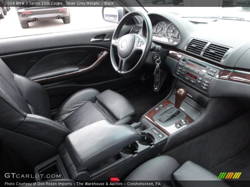 Silver Grey Metallic / Black 2004 BMW 3 Series 330i Coupe
