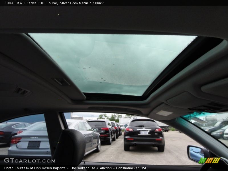 Silver Grey Metallic / Black 2004 BMW 3 Series 330i Coupe