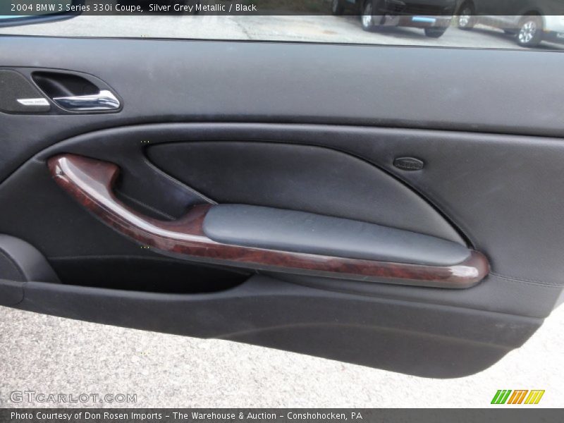 Silver Grey Metallic / Black 2004 BMW 3 Series 330i Coupe