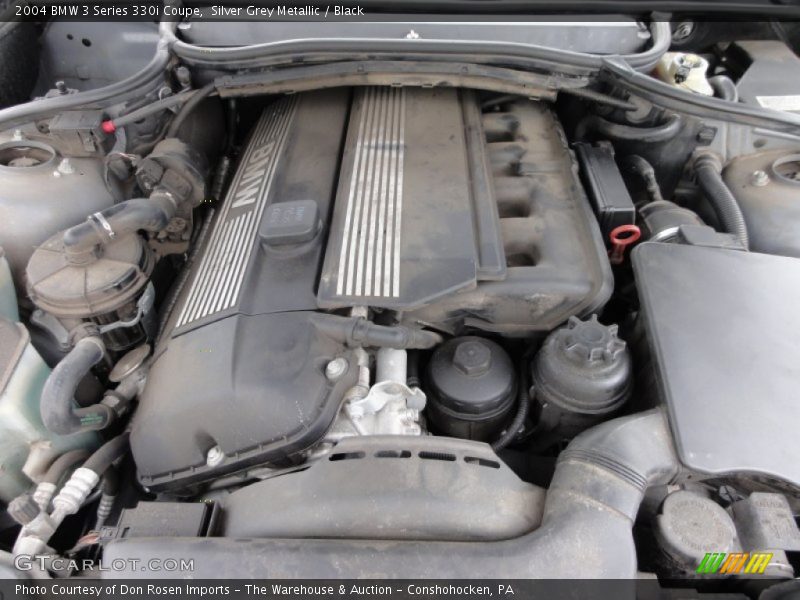 Silver Grey Metallic / Black 2004 BMW 3 Series 330i Coupe