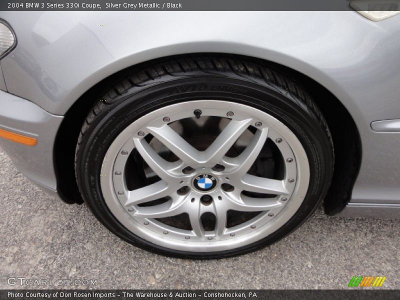 Silver Grey Metallic / Black 2004 BMW 3 Series 330i Coupe